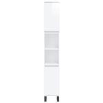 Casa si Gradina - Mobilier - Seturi de mobilier - Seturi baie - Set mobilier de baie, 3 piese, alb extralucios, lemn compozit - Infinity.ro