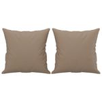 Casa si Gradina - Mobilier - Canapele si coltare - Canapele - Canapea cu 2 locuri cu pernute, cappuccino, 140 cm, piele eco. - Infinity.ro