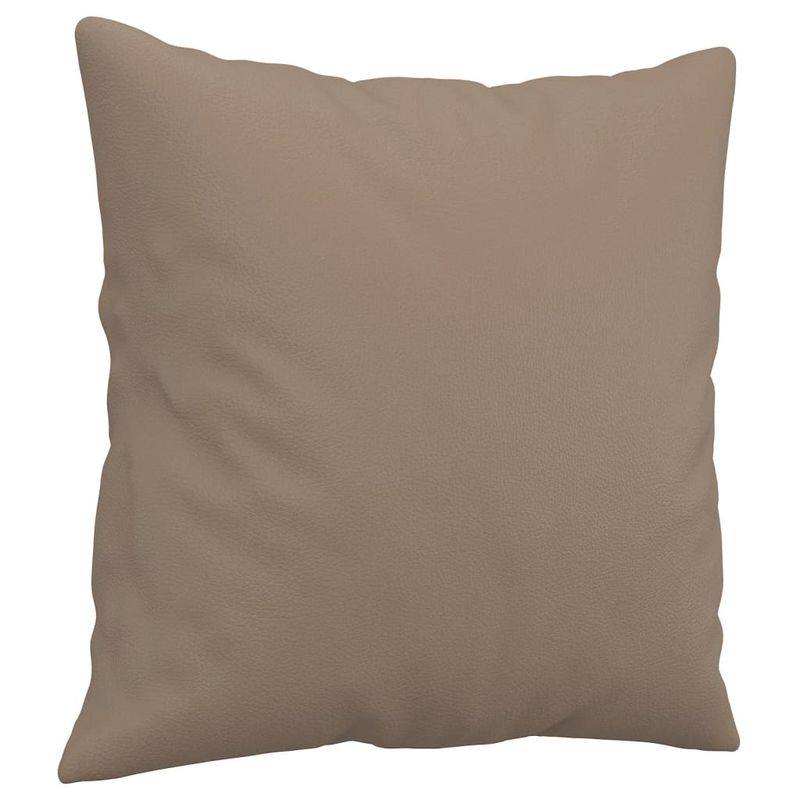 Casa si Gradina - Mobilier - Canapele si coltare - Canapele - Canapea cu 2 locuri cu pernute, cappuccino, 140 cm, piele eco. - Infinity.ro