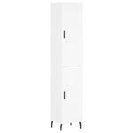 Casa si Gradina - Mobilier - Comode si corpuri - Comode - Dulap inalt, alb, 34,5x34x180 cm, lemn prelucrat - Infinity.ro