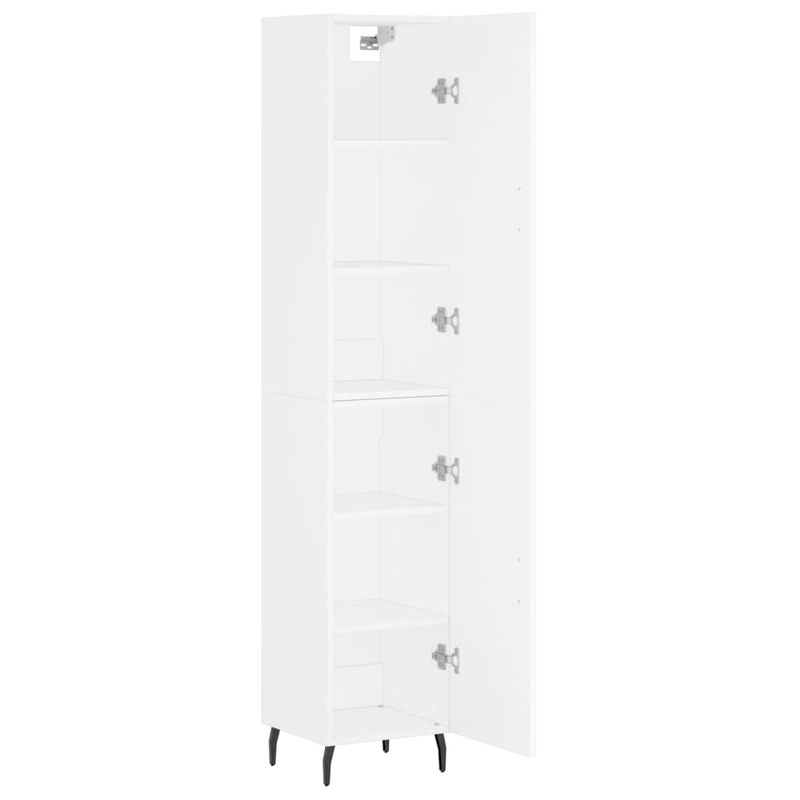 Casa si Gradina - Mobilier - Comode si corpuri - Comode - Dulap inalt, alb, 34,5x34x180 cm, lemn prelucrat - Infinity.ro
