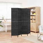 Casa si Gradina - Decoratiuni - Pereti despartitori si paravane - Paravan de camera cu 4 panouri negru 163x180 cm, zambila de apa - Infinity.ro