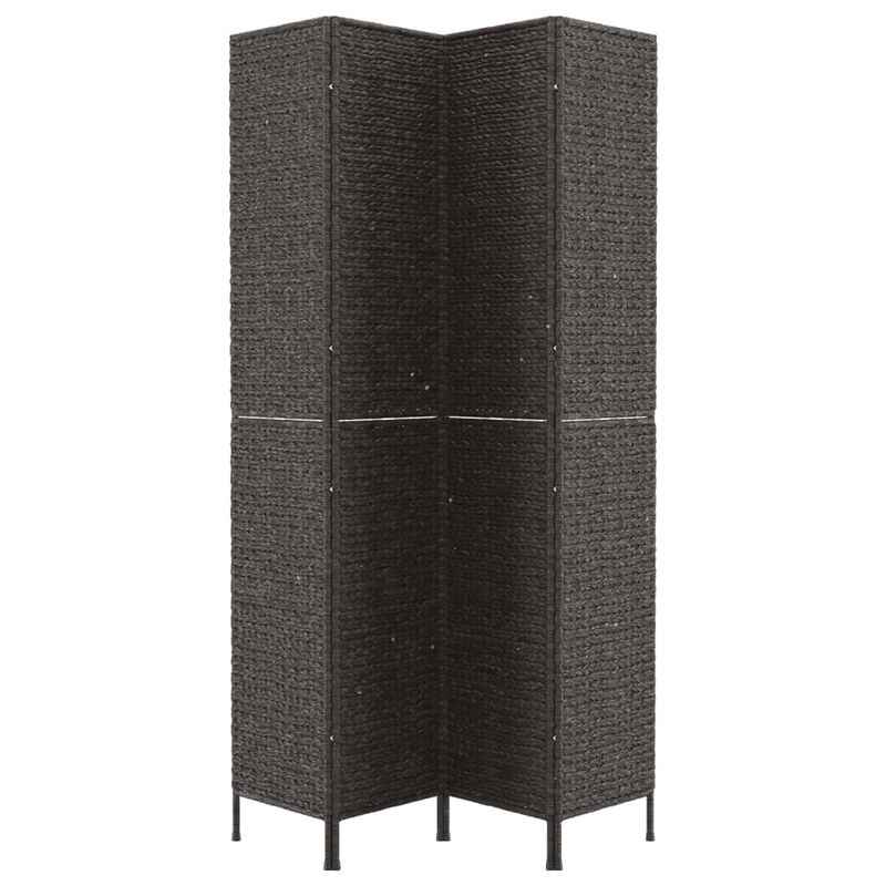 Casa si Gradina - Decoratiuni - Pereti despartitori si paravane - Paravan de camera cu 4 panouri negru 163x180 cm, zambila de apa - Infinity.ro