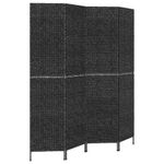 Casa si Gradina - Decoratiuni - Pereti despartitori si paravane - Paravan de camera cu 4 panouri negru 163x180 cm, zambila de apa - Infinity.ro