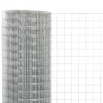 Casa si Gradina - Gradina si terasa - Garduri, panouri si accesorii - Plasa de sarma gaini, argintiu, 25 x 1,5 m, otel galvanizat - Infinity.ro