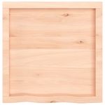 Casa si Gradina - Constructii - Lemn constructii - Placi lemn - Blat de masa, 60x60x(2-4) cm, lemn masiv de stejar netratat - Infinity.ro