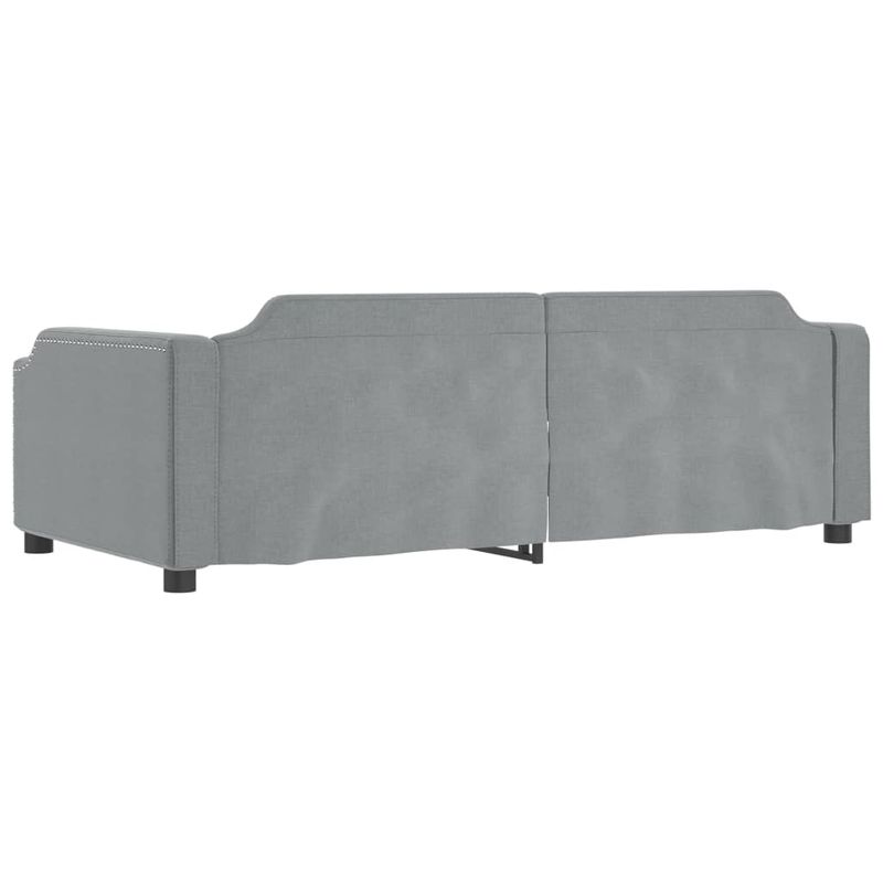 Casa si Gradina - Mobilier - Paturi si accesorii - Paturi - Pat de zi cu extensie, gri deschis, 80x200 cm, textil - Infinity.ro