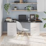 Casa si Gradina - Mobilier - Feronerie si accesorii mobila - Blat de masa maro 180x50x(2-4) cm, lemn masiv stejar tratat, maro închis - Infinity.ro