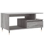 Casa si Gradina - Mobilier - Mese si birouri - Masute de cafea - Masuta de cafea, gri sonoma, 90x49x45 cm, lemn compozit - Infinity.ro