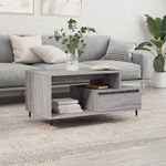 Casa si Gradina - Mobilier - Mese si birouri - Masute de cafea - Masuta de cafea, gri sonoma, 90x49x45 cm, lemn compozit - Infinity.ro