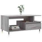 Casa si Gradina - Mobilier - Mese si birouri - Masute de cafea - Masuta de cafea, gri sonoma, 90x49x45 cm, lemn compozit - Infinity.ro
