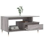 Casa si Gradina - Mobilier - Mese si birouri - Masute de cafea - Masuta de cafea, gri sonoma, 90x49x45 cm, lemn compozit - Infinity.ro