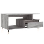 Casa si Gradina - Mobilier - Mese si birouri - Masute de cafea - Masuta de cafea, gri sonoma, 90x49x45 cm, lemn compozit - Infinity.ro