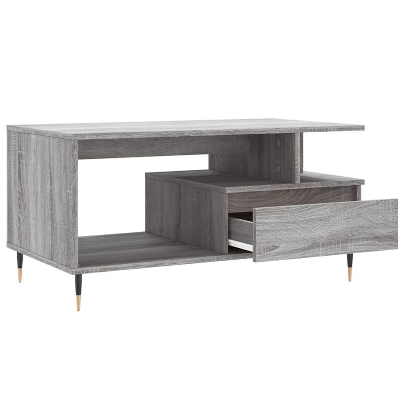 Casa si Gradina - Mobilier - Mese si birouri - Masute de cafea - Masuta de cafea, gri sonoma, 90x49x45 cm, lemn compozit - Infinity.ro