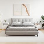 Casa si Gradina - Mobilier - Comode si corpuri - Noptiere - Noptiere, 2 buc., alb extralucios, 40x35x50 cm, lemn compozit - Infinity.ro