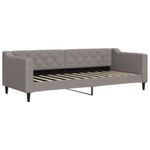 Casa si Gradina - Mobilier - Paturi si accesorii - Paturi - Pat de zi, gri taupe, 80x200 cm, material textil - Infinity.ro