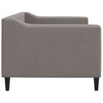 Casa si Gradina - Mobilier - Paturi si accesorii - Paturi - Pat de zi, gri taupe, 80x200 cm, material textil - Infinity.ro
