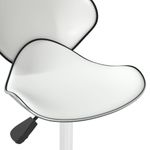 Casa si Gradina - Mobilier - Scaune si fotolii - Scaune - Scaun de bar, alb, piele ecologica - Infinity.ro