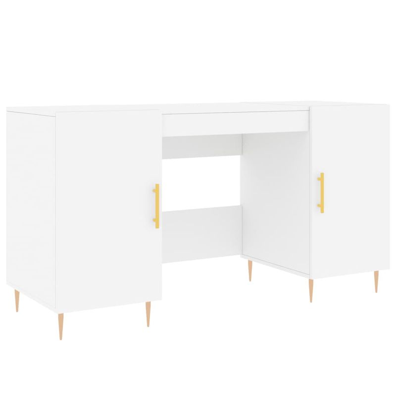 Casa si Gradina - Mobilier - Mese si birouri - Birouri - Birou, alb, 140x50x75 cm, lemn compozit - Infinity.ro