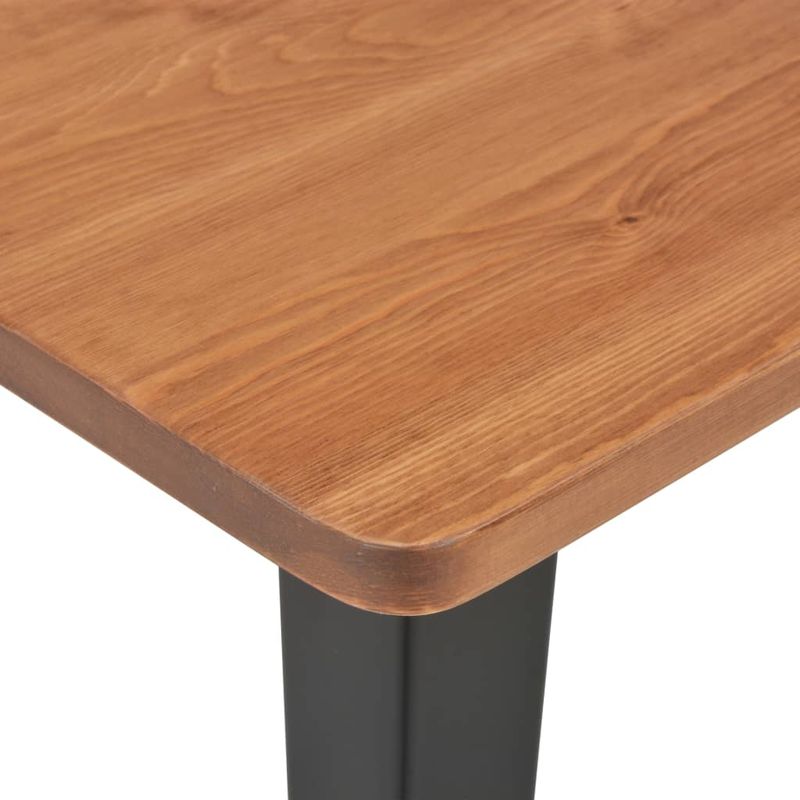 Casa si Gradina - Mobilier - Seturi de mobilier - Seturi bucatarie - Set mobilier de bar, 3 piese, negru, otel - Infinity.ro