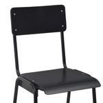 Casa si Gradina - Mobilier - Seturi de mobilier - Seturi bucatarie - Set mobilier de bar, 3 piese, negru, otel - Infinity.ro