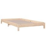 Casa si Gradina - Mobilier - Paturi si accesorii - Paturi - Pat stivuibil, 100x200 cm, lemn masiv de pin - Infinity.ro