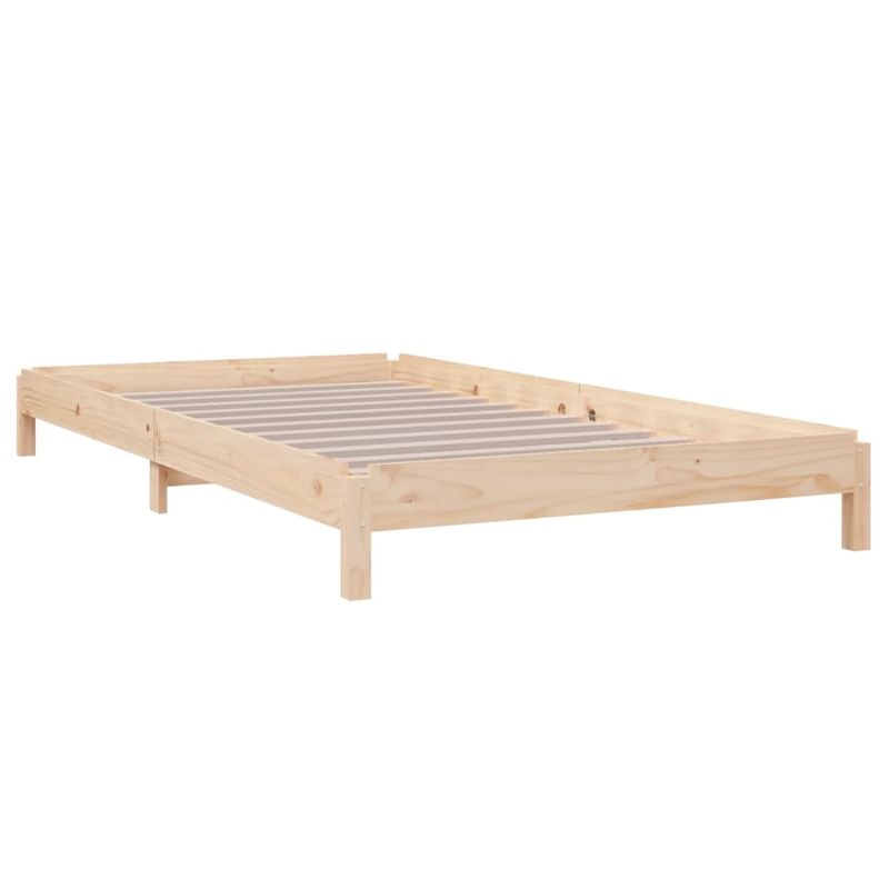 Casa si Gradina - Mobilier - Paturi si accesorii - Paturi - Pat stivuibil, 100x200 cm, lemn masiv de pin - Infinity.ro