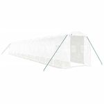 Casa si Gradina - Gradinarit si plante - Sere si solarii - Sera cu cadru din otel, alb, 32 m², 16x2x2 m - Infinity.ro