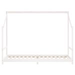 Casa si Gradina - Mobilier - Mobilier copii - Patuturi copii - Cadru de pat pentru copii, alb, 90x200 cm, lemn masiv de pin - Infinity.ro