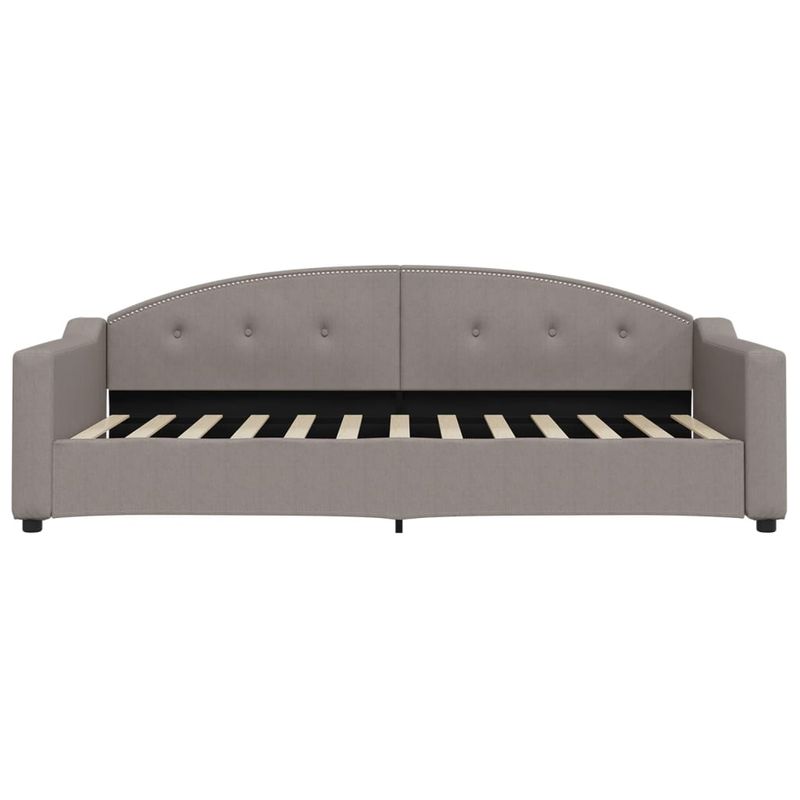 Casa si Gradina - Mobilier - Paturi si accesorii - Paturi - Pat de zi, gri taupe, 90x200 cm, material textil - Infinity.ro