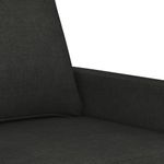 Casa si Gradina - Mobilier - Seturi de mobilier - Seturi living - Set de canapele cu perne, 3 piese, negru, textil - Infinity.ro