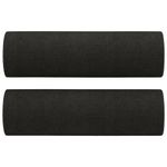 Casa si Gradina - Mobilier - Seturi de mobilier - Seturi living - Set de canapele cu perne, 3 piese, negru, textil - Infinity.ro