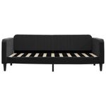 Casa si Gradina - Mobilier - Paturi si accesorii - Paturi - Pat de zi cu saltea, negru, 90x190 cm, catifea - Infinity.ro