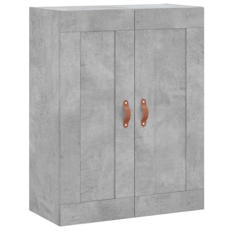 Casa si Gradina - Mobilier - Comode si corpuri - Corpuri bucatarie - Dulap inalt, gri beton, 69,5x34x180, lemn compozit - Infinity.ro