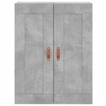 Casa si Gradina - Mobilier - Comode si corpuri - Corpuri bucatarie - Dulap inalt, gri beton, 69,5x34x180, lemn compozit - Infinity.ro