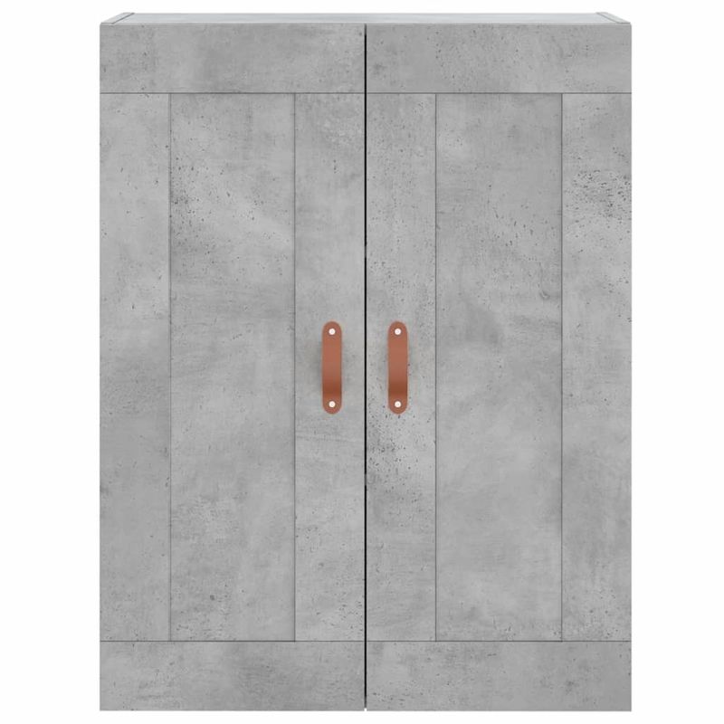 Casa si Gradina - Mobilier - Comode si corpuri - Corpuri bucatarie - Dulap inalt, gri beton, 69,5x34x180, lemn compozit - Infinity.ro