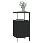 Casa si Gradina - Mobilier - Comode si corpuri - Noptiere - Noptiere, 2 buc., negru, 41x31x80 cm, lemn prelucrat - Infinity.ro