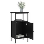 Casa si Gradina - Mobilier - Comode si corpuri - Noptiere - Noptiere, 2 buc., negru, 41x31x80 cm, lemn prelucrat - Infinity.ro