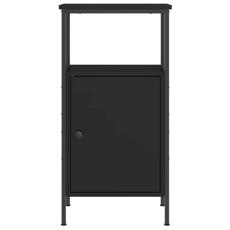 Casa si Gradina - Mobilier - Comode si corpuri - Noptiere - Noptiere, 2 buc., negru, 41x31x80 cm, lemn prelucrat - Infinity.ro