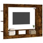 Casa si Gradina - Mobilier - Dulapuri si sifoniere - Dulapuri - Dulap TV, stejar fumuriu, 152x22x113 cm, lemn prelucrat - Infinity.ro