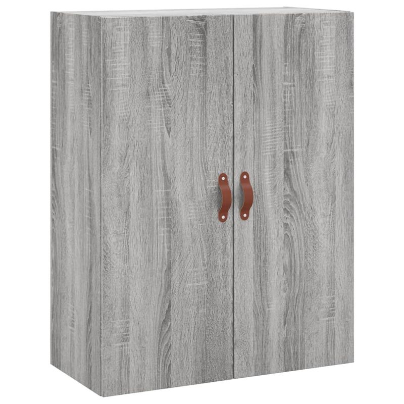 Casa si Gradina - Mobilier - Comode si corpuri - Comode - Dulap inalt, gri sonoma, 69,5x34x180 cm, lemn compozit - Infinity.ro