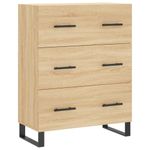 Casa si Gradina - Mobilier - Comode si corpuri - Comode - Dulap inalt, stejar sonoma, 69,5x34x180 cm, lemn compozit - Infinity.ro