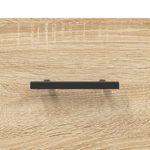Casa si Gradina - Mobilier - Comode si corpuri - Comode - Dulap inalt, stejar sonoma, 69,5x34x180 cm, lemn compozit - Infinity.ro