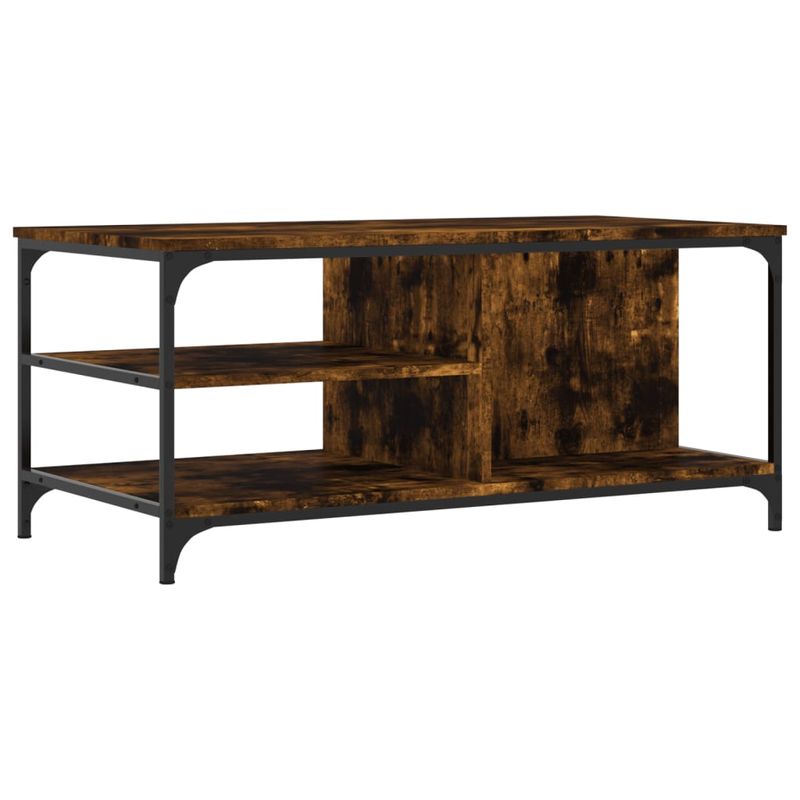 Casa si Gradina - Mobilier - Mese si birouri - Masute de cafea - Masuta de cafea, stejar fumuriu, 100x50x45 cm, lemn prelucrat - Infinity.ro