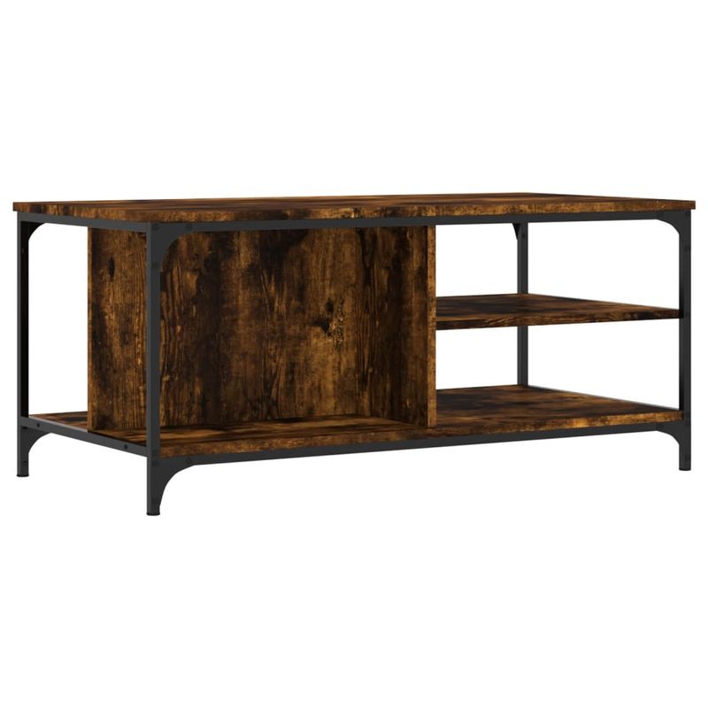 Casa si Gradina - Mobilier - Mese si birouri - Masute de cafea - Masuta de cafea, stejar fumuriu, 100x50x45 cm, lemn prelucrat - Infinity.ro