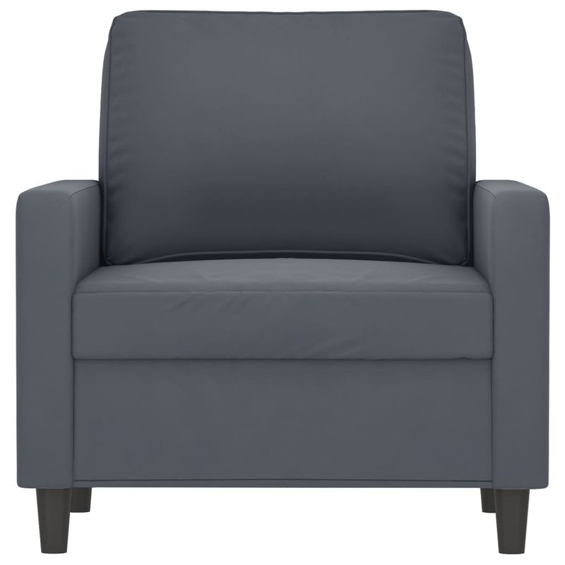 Casa si Gradina - Mobilier - Scaune si fotolii - Fotolii - Fotoliu canapea, gri inchis, 60 cm, catifea - Infinity.ro
