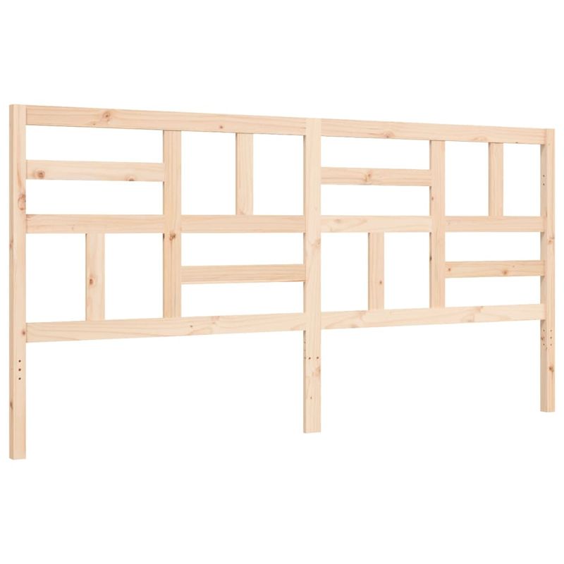 Casa si Gradina - Mobilier - Paturi si accesorii - Paturi - Cadru de pat cu tablie Super King Size, lemn masiv - Infinity.ro