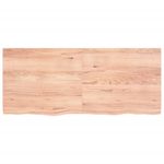 Casa si Gradina - Mobilier - Mobilier baie - Blaturi baie - Blat de baie, maro deschis, 140x60x(2-4) cm, lemn masiv tratat - Infinity.ro
