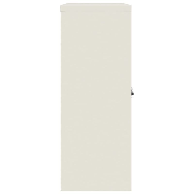 Casa si Gradina - Constructii - Depozitare, transport si protectie - Rafturi, fisete si vestiare - Fiset, alb, 90x40x105 cm, otel - Infinity.ro