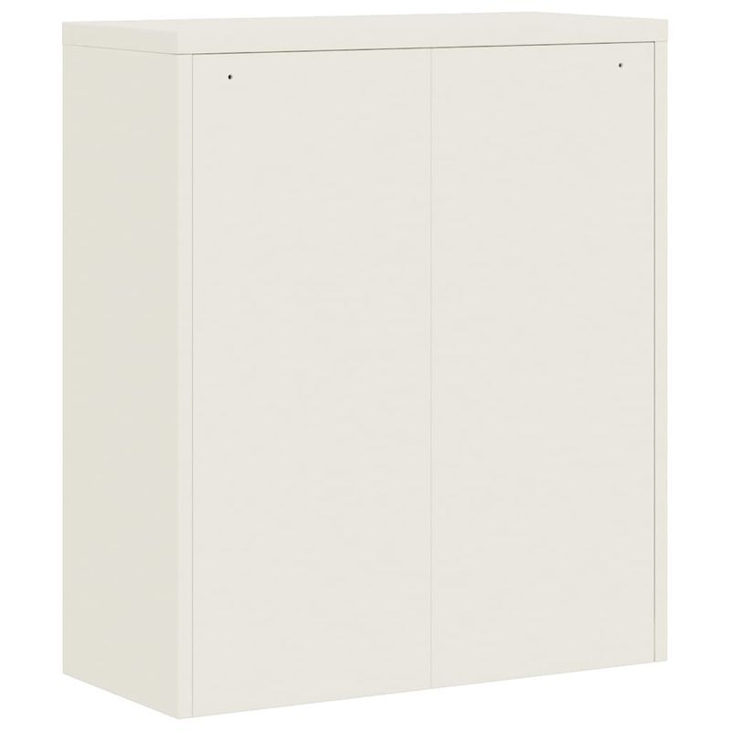 Casa si Gradina - Constructii - Depozitare, transport si protectie - Rafturi, fisete si vestiare - Fiset, alb, 90x40x105 cm, otel - Infinity.ro